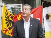 Eric Stauffer, der frühere Präsident der Genfer Protestpartei MCG, ist jetzt offiziell Mitglied der Genfer BDP. Als solches kandidiert er für den Nationalrat. (Bild: KEYSTONE/SALVATORE DI NOLFI)