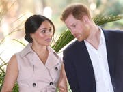 Wehrt sich gegen kritische Berichte britischer Boulevardmedien: Herzogin Meghan, Ehefrau von Prinz Harry und frühere TV-Schauspielerin. (Bild: KEYSTONE/EPA/FACUNDO ARRIZABALAGA)