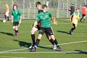 Sportschülerin Gentina Canolli beim Training in Bürglen. (Bilder: Donato Caspari)