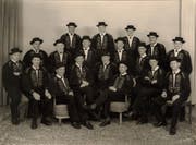 Das Jodlerchörli Heimelig Oberkirch im Jahre 1967 (Bild: PD)