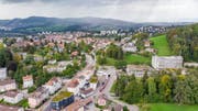 Blick vom Riethüsli aus über die Stadt St.Gallen. Wo die Grundstücke liegen, die Stadt und Ortsbürgergemeinde tauschen wollen. (Bild: Urs Bucher, 25.September 2019)
