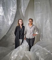 Claudia Reeb und Gabrielle Obrist in der Kunsthalle Wil. (Bilder: Benjamin Manser)