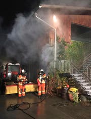 Das Bauernhaus wurde in Brand gesetzt. (Bild: Kantonspolizei Uri)
