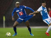 Blessing Eleke bringt Luzern im Cup gegen GC in den Schlussminuten den Sieg (Bild: KEYSTONE/ENNIO LEANZA)