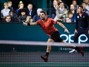 Sechs Tage reichten, um wieder fit zu werden: In Paris-Bercy zeigte sich Stan Wawrinka effizient und gewann zweimal im Tiebreak (Bild: KEYSTONE/EPA/YOAN VALAT)