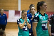 Enttäuschte Zuger Spielerinnen. Bild: Dominik Wunderli (Nottwil, 30. Oktober 2019)