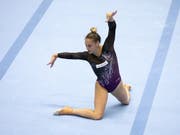 Zu was ist Giulia Steingruber in Stuttgart fähig? (Bild: KEYSTONE/PETER KLAUNZER)