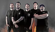 Mindcollision, das sind Patrick Boog, Mitch Schuler, André Murer, William Kläy und Cédéric Guldin (von links). (Bild: PD)