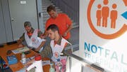 Der Notfalltreffpunkt in Dietwil.Bild: Eddy Schambron