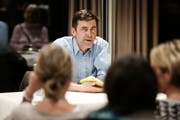 Peter Stamm anlässlich einer Lesung aus seinem Buch «Die sanfte Gleichgültigkeit der Welt» in Tägerwilen im Februar 2019. (Bild: Donato Caspari)