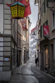 Die Furrengasse ist ein weiterer von Heinz Wirz’ Lieblingsorten. (Bild: Nadia Schärli, Luzern, 25. September 2019)
