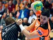 Luka Maros war der beste Werfer der Kadetten in Zürich (Bild: KEYSTONE/WALTER BIERI)
