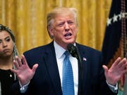 Die oppositionellen Demokraten erhöhen in der Ukraine-Affäre am Freitag (Ortszeit) den Druck auf US-Präsident Donald Trump. (Bild: KEYSTONE/AP/MANUEL BALCE CENETA)