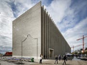 Grosse Neugier ausgelöst hat das neue Musée cantonal des Beaux-Arts in Lausanne schon in seiner ersten Woche. (Bild: KEYSTONE/VALENTIN FLAURAUD)