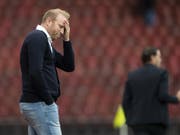 Ludovic Magnin wähnt sich im Letzigrund beim 0:4 gegen YB im falschen Film (Bild: KEYSTONE/ENNIO LEANZA)