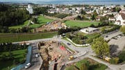 Die Inbetriebnahme der Mühlegutstrasse ist auf den Spätsommer 2020 geplant. (Bild: Hardy Buob (23. September 2019))
