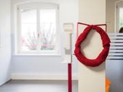 Installation im Innern der Klinik. (Bild: Sascha Erni)