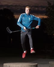 Tim Mock befindet sich mit Zug United im Hoch.Bild: Maria Schmid (Zug, 3. Oktober 2019)