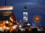 Das 186. Oktoberfest ist am Sonntag in München zu Ende gegangen. (Bild: KEYSTONE/AP/MATTHIAS SCHRADER)