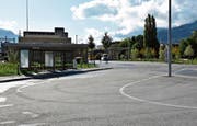Hier am Bahnhof Buchs-Nord könnte ein Fernbusunternehmen seine Haltestelle einrichten.Bild: Thomas Schwizer
