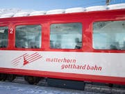 Hat momentan zu wenig Lokführer: Die Matterhorn-Gotthard-Bahn. (Bild: KEYSTONE/URS FLUEELER)