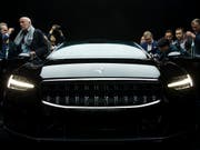 Volvo forciert Elektromotoren. (Bild: KEYSTONE/AP CHINATOPIX)