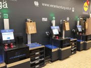 So sehen die Self-Checkout-Kassen in der Weinfelder Lidl-Filiale aus. (Bild: PD)
