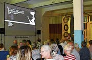Der Filmabend «Siamo italiani» lockte am Kulturfestival in der Feldmühle viele Besucher an. Bild: Ramona Riedener