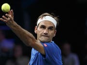 Roger Federer steht in Schanghai im Achtelfinal (Bild: KEYSTONE/SALVATORE DI NOLFI)