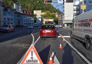 Ein Bild von der Unfallstelle. (Bild: Luzerner Polizei, Luzern, 7. Oktober 2019)