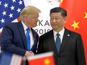 Die USA unter der Führung von US-Präsident Donald Trump haben erneut Massnahmen gegen die Volksrepublik China und damit gegen deren unangetasteten Führer Xi Jinping ergriffen. (Bild: KEYSTONE/AP/SUSAN WALSH)
