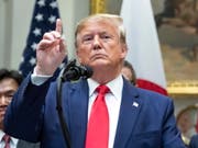US-Präsident Donald Trump ist am Montag (Ortszeit) wegen seines Entscheids zum US-Truppenrückzug in Syrien stark in Kritik geraten. (Bild: KEYSTONE/EPA CNP POOL/RON SACHS / POOL)