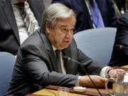 Die Uno erlebt laut ihrem Generalsekretär António Guterres die «schlimmste Geldkrise seit fast einem Jahrzehnt». (Bild: KEYSTONE/AP/SETH WENIG)