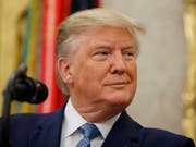 US-Präsident Donald Trump macht am Dienstag wegen den Anfragen der Opposition bei der Ukraine-Affäre die Schotten dicht und teilte mit, dass das Weisse Haus nicht kooperieren werde. (Bild: KEYSTONE/AP/ALEX BRANDON)