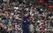 Macht keine bella figura: Arsena-Trainer Unai Emery. (Bild: Keystone)