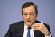 Der am 31. Oktober 2019 zurückgetretene Präsident der Europäischen Zentralbank: Mario Draghi. (Bild: Ronald Wittek/EPA)