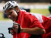 Catherine Debrunner sicherte sich die Goldmedaille. (Bild: EPA)