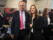 Der Bisherige Olivier Français (FDP) und Adèle Thorens von den Grünen werden den Kanton Waadt in den nächsten vier Jahren im Ständerat vertreten. (Bild: KEYSTONE/LAURENT GILLIERON)