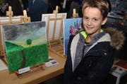 Der Seedorfer Noel Walker zeigte sein Bild an der Kunstausstellung in Altdorf.