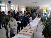 In Spanien wird zum zweiten Mal in diesem Jahr das Parlament neu gewählt. (Bild: KEYSTONE/AP/ANDREA COMAS)