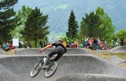 Unter der Pumptrack-Anlage in Schattdorf befindet sich das unterirdische Militärspital. (Bild: Paul Gwerder)