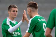 Auch die B-Junioren des SC Brühl (Bild) hatten diesen Herbst viel Grund zum Jubeln. (Bild: SC Brühl/Kurt Frischknecht)