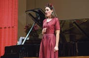 Die Luzerner Sopranistin Regula Mühlemann im Casino Zug. Bild: Maria Schmid (3. November 2019)