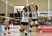 Raiffeisen Volley Toggenburg fällt in der Nationalliga A nicht ab und hat das Potenzial, auch «Grosse» zu ärgern. (Bild: Reinhard Kolb)