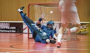 Wurde von der Abwehr arg im Stich gelassen: Luzern-Torhüter Nicolas Graf. Bild: Roger Grütter (Meggen, 3. November 2019)