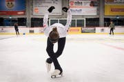 Carla Scherrer ist praktisch auf dem Eis zu Hause. (Bild: Lisa Jenny)