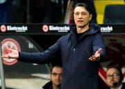 Was soll ich machen? Bei Niko Kovac herrschte am Samstag Ratlosigkeit: Eine Handschrift und Weiterentwicklung der Bayern war unter ihm nicht zu erkennen. (Bild: Keystone)