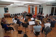 Die Brass Band Uri bei einer Probe. (Bild: PD)