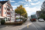 Die Bischofszellerstrasse wird saniert. Gleichzeitig will die Stadt Gossau die Umgebung neu gestalten. (Bilder: Ralph Ribi (4. November 2019))