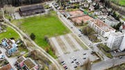 Das Areal rund um die Festhütte Rüegerholz in Frauenfeld. (Bild: Donato Caspari)